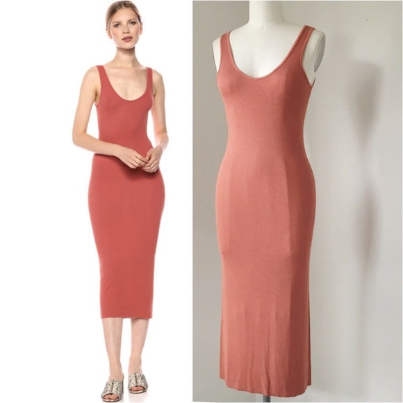 enza costa rib tank dress